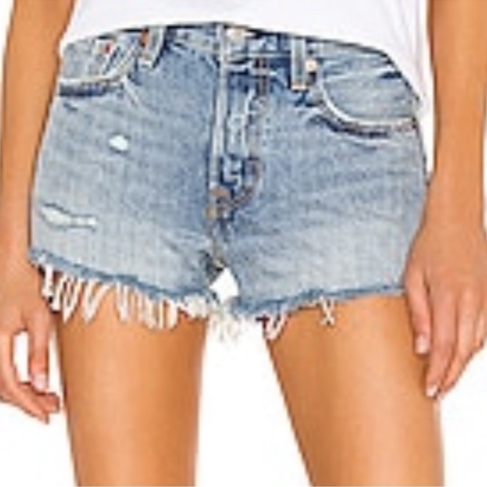Levi’s 501 Premium Denim Jean Shorts Medium Wash 28